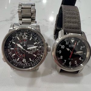 Two Citizen Mens Watches - Used